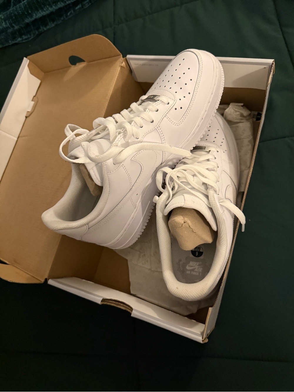 Nike Air Force 1- White** Like New Condition